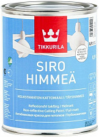 Краска акрилатная водоэмульсионная TIKKURILA Siro Himmea глубокий мат белый 0,9л 1,3кг