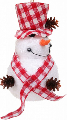 Ялинкова іграшка Сніговик 14x8 см E2003A