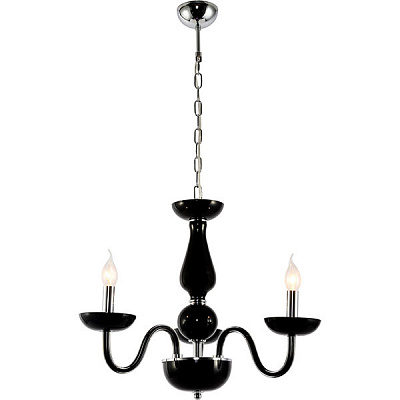 Люстра подвесная Victoria Lighting 3xE14 черный Delizia/SP3 black 