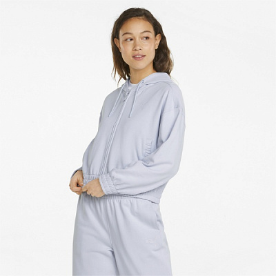 Джемпер Puma HER Full-Zip Hoodie TR 84709221 р. M блакитний