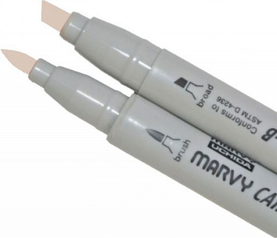 Маркер двусторонний Marvy 1900B-S 22191039T светлый серый 