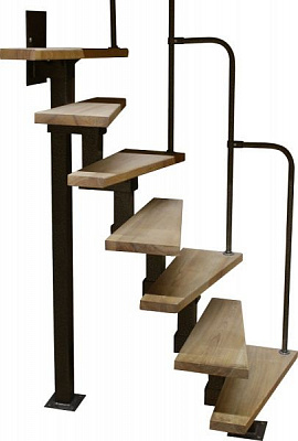 Лестница 140x70 см сборная Ясень