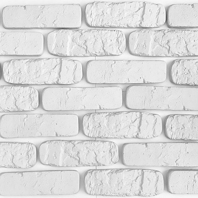 Плитка гипсовая прямая Gipsanit Boston белая 0,45 кв.м 