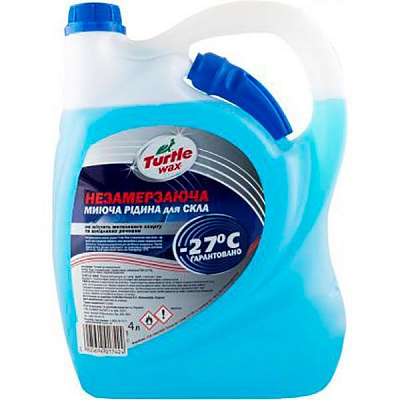 Омыватель стекла Turtle Wax PL-006 зима -27 °С 4 л