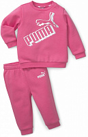 Спортивний костюм Puma MINICATS ESS+ CREW JOGGER FL 67013882 р. 92 рожевий
