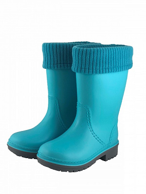 Чоботи гумові для дівчатокдитячі Alisa Line Win розмір 38 м'ятний