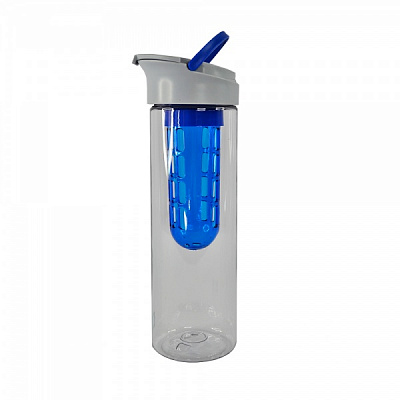 Пляшка Clear 800 мл сіро-синій Line Art