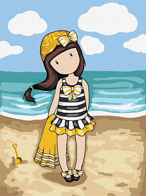 Картина за номерами Beach Belle Santoro Gorjuss Collection 30х40 см Ideyka