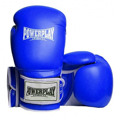 Боксерські рукавиці PowerPlay р. 12 12oz 3019 синій