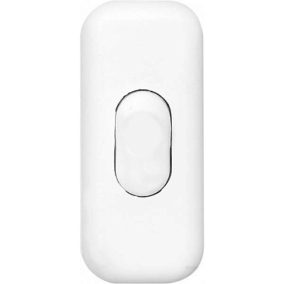 Вимикач для бра 10 А 220В IP20 білий KF-DS-4