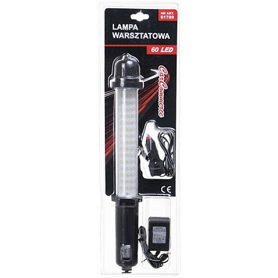 Ліхтарик 60 LED 12 230 В чорний із блакитним