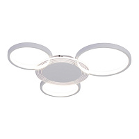 Люстра потолочная Miorro LED Vesta с пультом ДУ металл/пластик 3x50,4 Вт LED-модуль белый 51-311-092