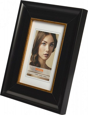 Рамка для фотографии со стеклом Веліста 40D-014v 10x15 см черный 