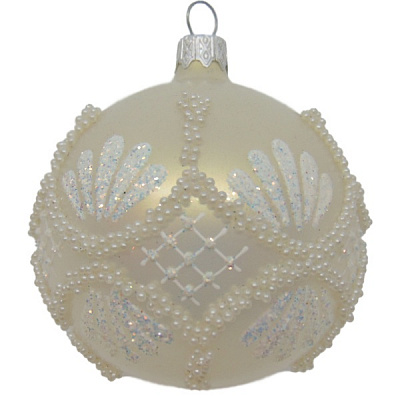 Шар новогодний d80 жемчужина 9001/31252260 