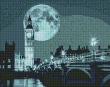 Алмазна мозаїка Ніч у Лондоні Ідейка 