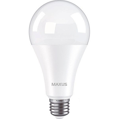 Лампа світлодіодна Maxus 18 Вт A80 матова E27 220 В 4100 К 1-LED-784