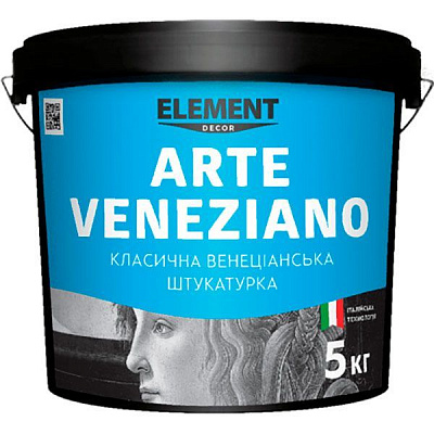 Венецианская штукатурка моделирующая Element Decor ArteVeneziano 5 кг белый