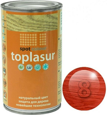 Лазур Spot Colour Toplasur №8 махагон напівглянець 0,4 л