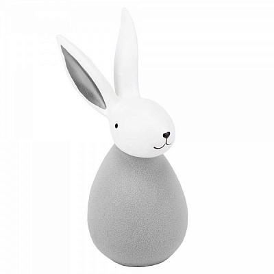 Декоративная фигура ушастик серый 18 см