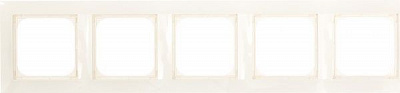 Рамка пятиместная OSPEL IMPRESJA универсальная кремовый R-5Y/27