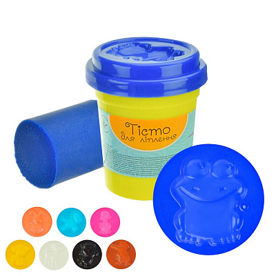 Тесто для лепки Shantou синий цвет (баночка 50 г) PL-0607-007