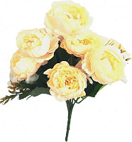 Букет троянд півоній штучних 7609 Квіти від королеви