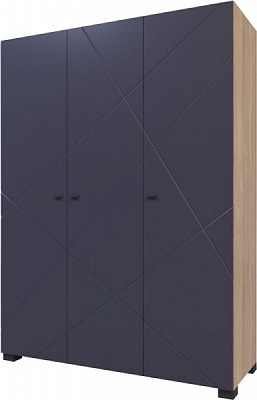 Шафа для одягу Санті Меблі Х-Скаут Х-27 графіт мат / дуб славонія