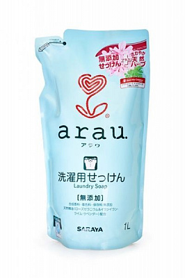Гель для машинного та ручного прання Arau з ароматом герані 1 л