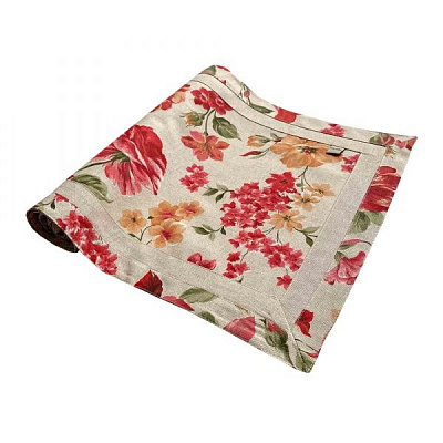 Дорожка (раннер) РОУЗ Цветы большие 40x140 см La Nuit 