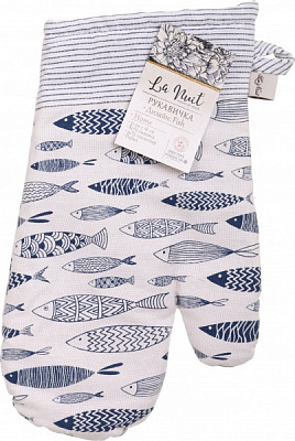 Рукавиця рибки 18x31 см сірий La Nuit