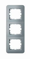 Рамка тримісна Hausmark Luno вертикальна алюміній/срібло 709-4300-153