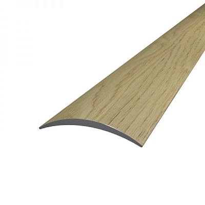 Поріжок алюмінієвий декорований АЛЮПРО з отворами 28x900 мм дуб натуральний