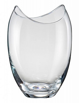 Ваза стеклянная прозрачная Gondola 255 мм b82591 Bohemia