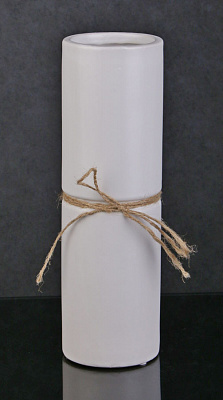 Ваза керамическая Sensio Modern 26,5 см белая PS30243