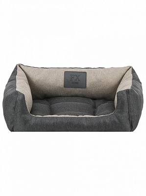 Лежак FX home Mальмо 40х30х12 см, бежево-сірий