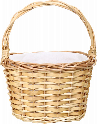 Корзинка плетеная с текстилем 23х15х16/30 см RL24-55T-3