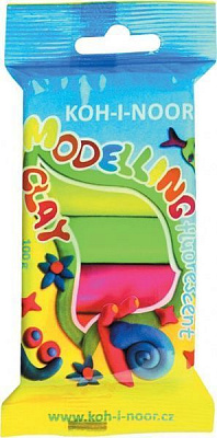 Пластилін Fluorescent неоновий 5 кольорів 01315S0502PS Koh-i-Noor