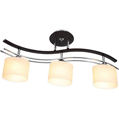 Люстра стельова Victoria Lighting 3xE27 чорний Spiro/PL3