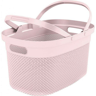 Корзина KIS 247849 Filo с ручками пудровый 240x300x460 мм