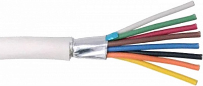 Кабель сигнальный многожильный Vektor в экране CCA 8х0,22 биметалл 
