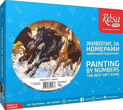 Картина по номерам Скорость 35х45 см Rosa Start 