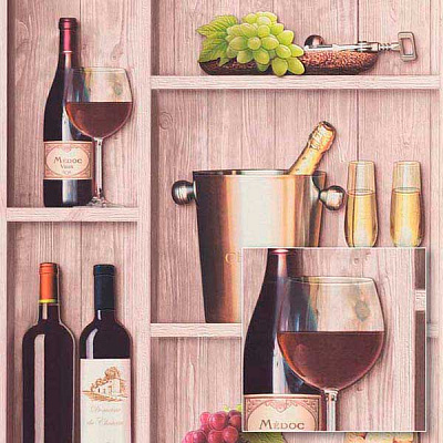 Обои виниловые горячего тиснения Sintra Decoration 560118 0,53x10,05 м 