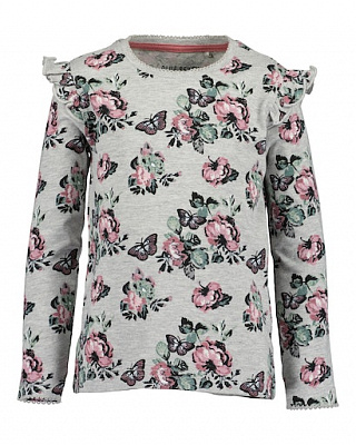 Реглан для дівчинки Blue Seven р.122 сірий 750719 X*