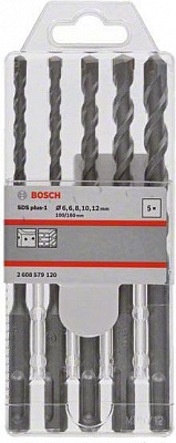 Набір бурів Bosch SDS-plus 160 мм 5 шт. 2608579120