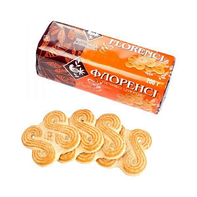 Печиво цукрове Житомирські ласощі Флоренсі 200 г