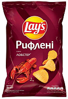 Чипси Lays Лобстер рифлені 120 г