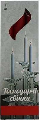 Набор свечей 6 шт. красный H20186-125 Feroma Candle