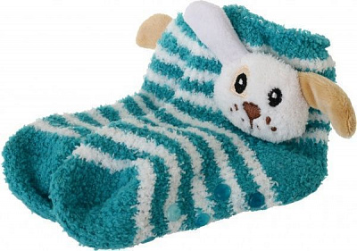 Носки детские JIANGSU Фанни, собачка MWSE012/dog р.20–22 голубой с белым 