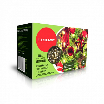 Гирлянда Eurolamp GL-100/10/60(SL) светодиодная (LED) 100 ламп 10 м 