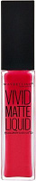 Блиск для губ Maybelline New York Color Sensational Vivid Matte яскраво-червоний 8 мл
